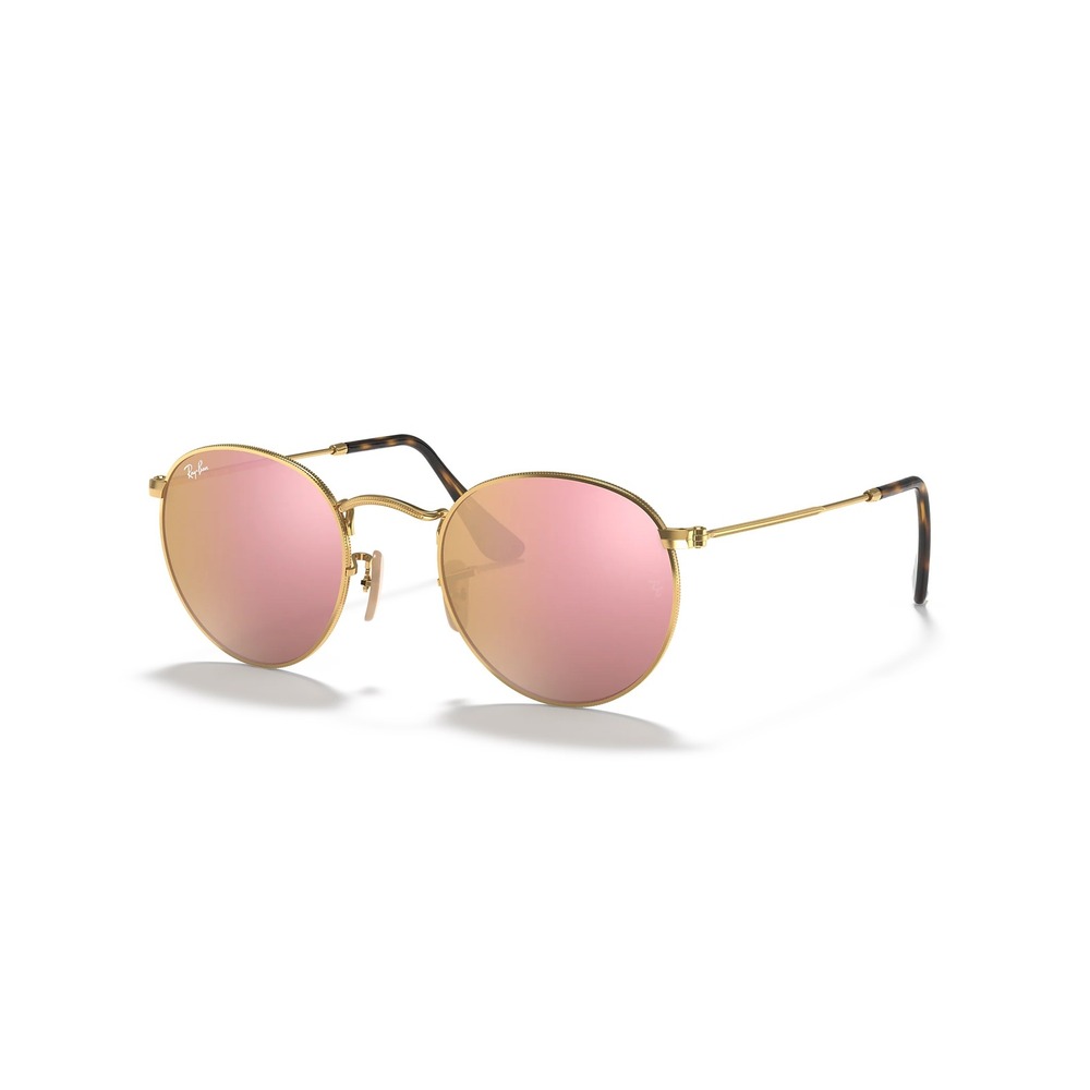 Ray-Ban's 5021 3347-N Aviator‎ Round Gold Tinted Lens